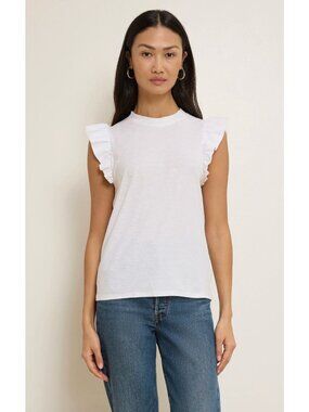 Nation LA White Paulette Tank Size M